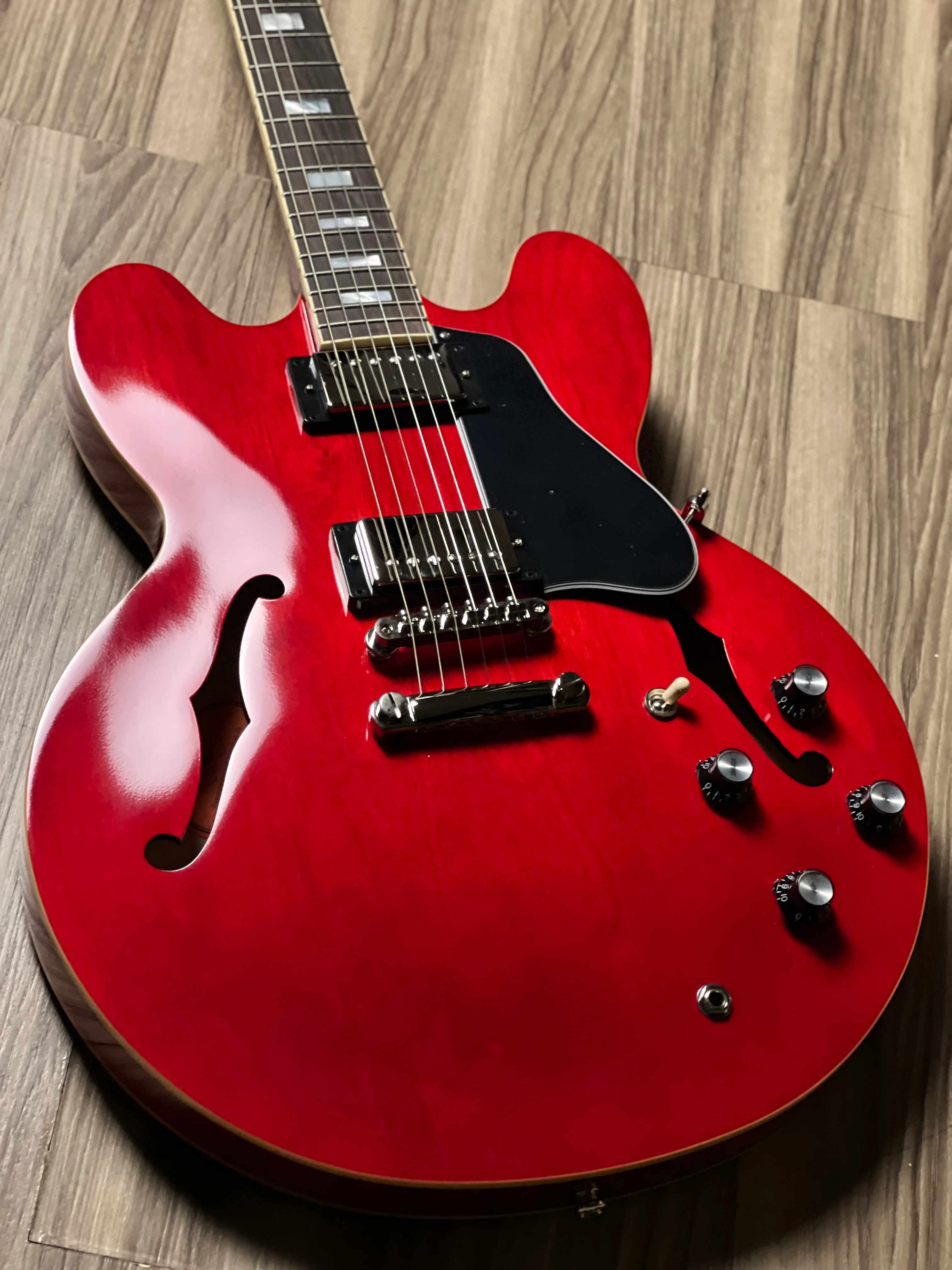Epiphone 1962 ES-335 Reissue Sixties in Cherry w/Case 25011511686 - Image 10