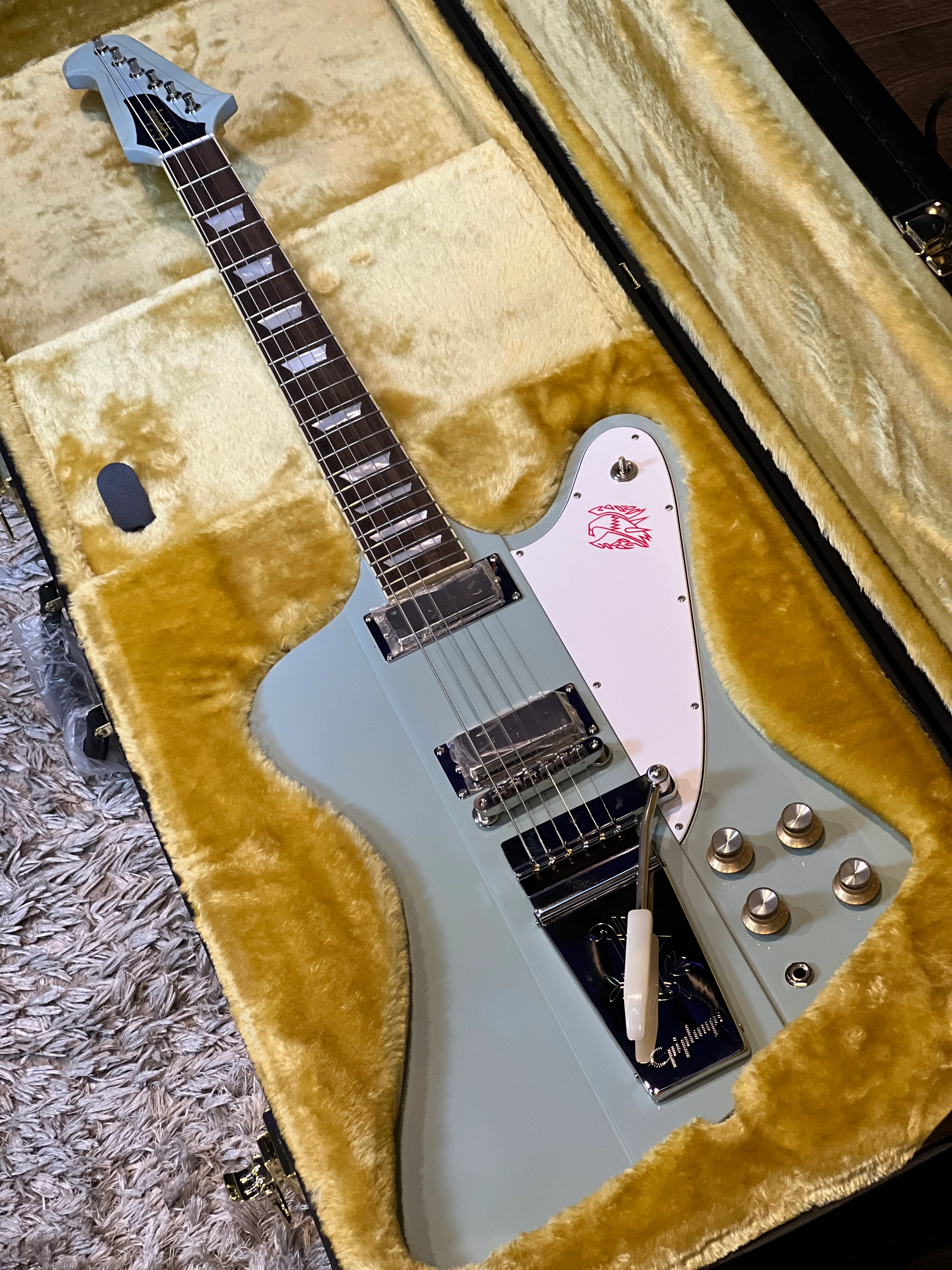 Epiphone 1963 Firebird V in Frost Blue - Image 2