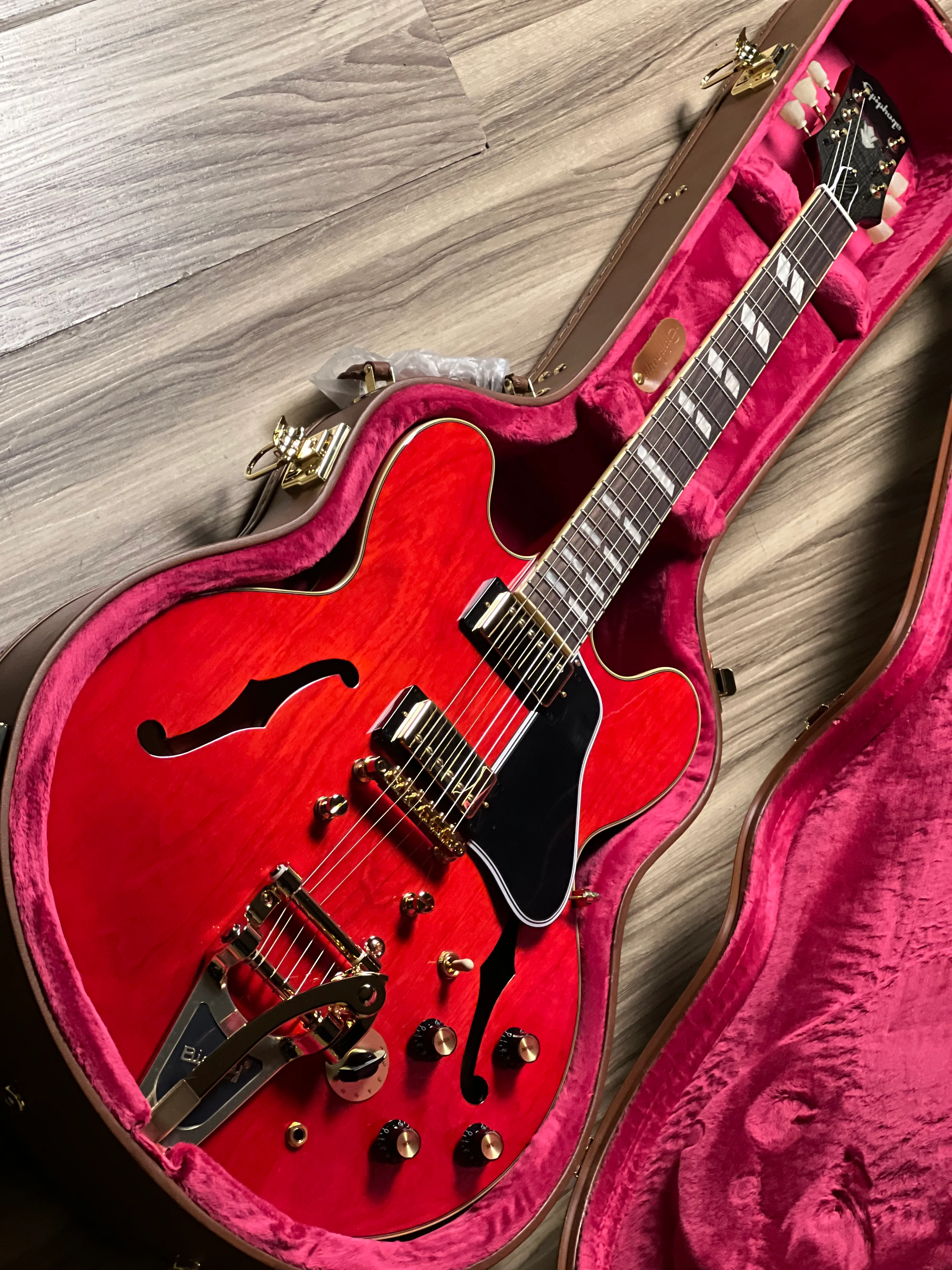 Epiphone Back to the Future ES-345 in Cherry Red - Image 2