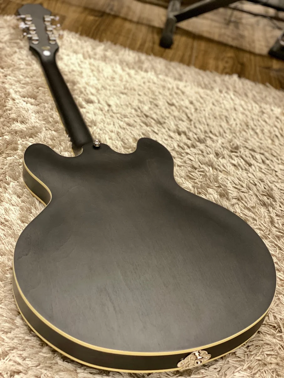 Epiphone Casino Worn Hollowbody - Worn Ebony - Image 2