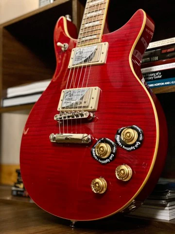 Epiphone DC Pro Doublecut in Black Cherry - Image 4