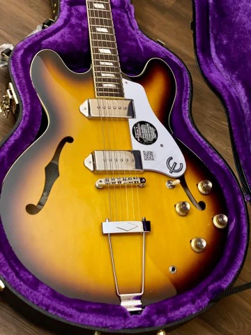 Epiphone Elitist 1965 Casino Outfit in Vintage Sunburst (made in Japan) - Image 3