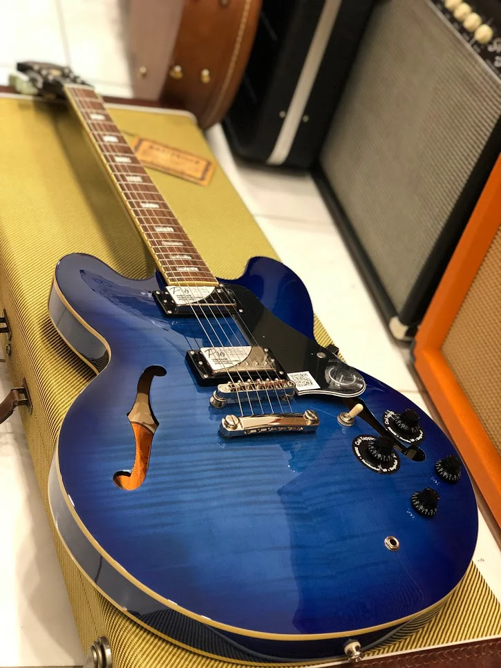 Epiphone ES 335 Pro Limited Edition Blue Burst - Image 4
