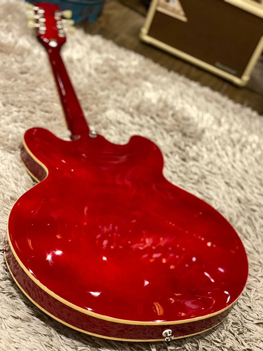 Epiphone ES-335 Semi-hollowbody - Cherry - Image 2