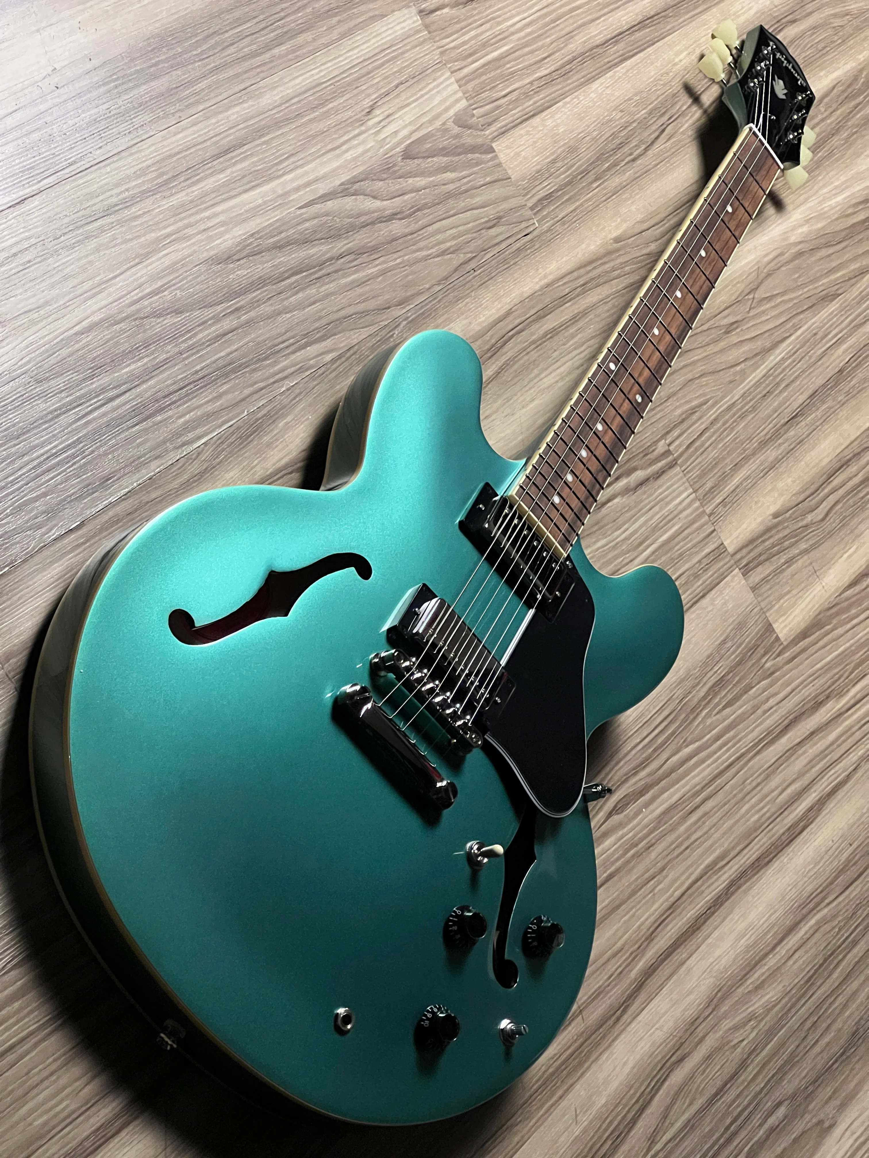 Epiphone ES-335 Traditional Pro in Inverness Green - Image 3