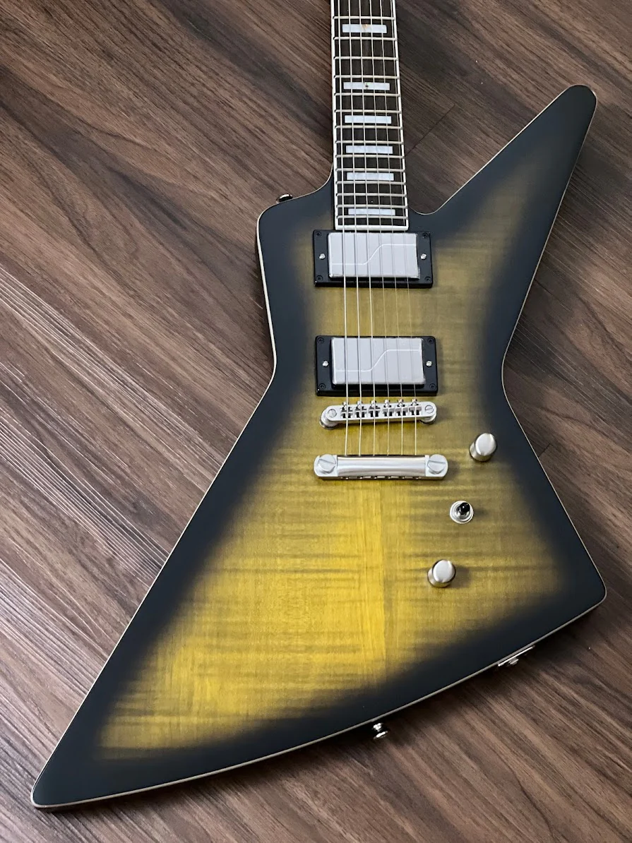 Epiphone Extura Prophecy in Yellow Tiger Aged Gloss - Image 4
