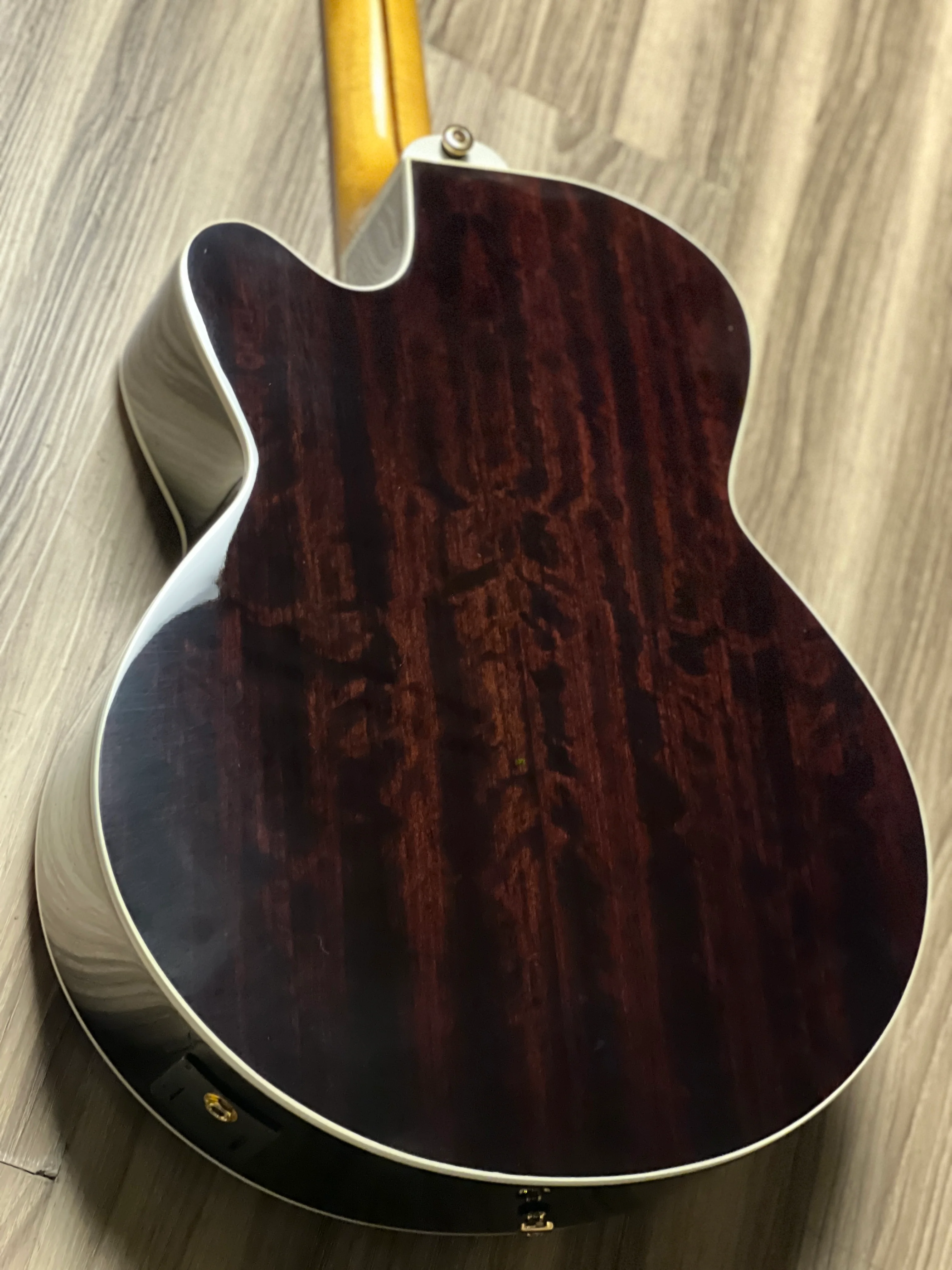 Epiphone J-200 EC Studio Parlor Solid Top Fishman Presys-II  in Vintage Natural - Image 7