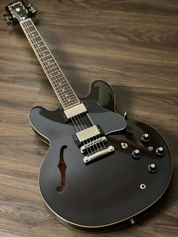 Epiphone Jim James ES-335 in Seventies Walnut with Hardcase - Image 3