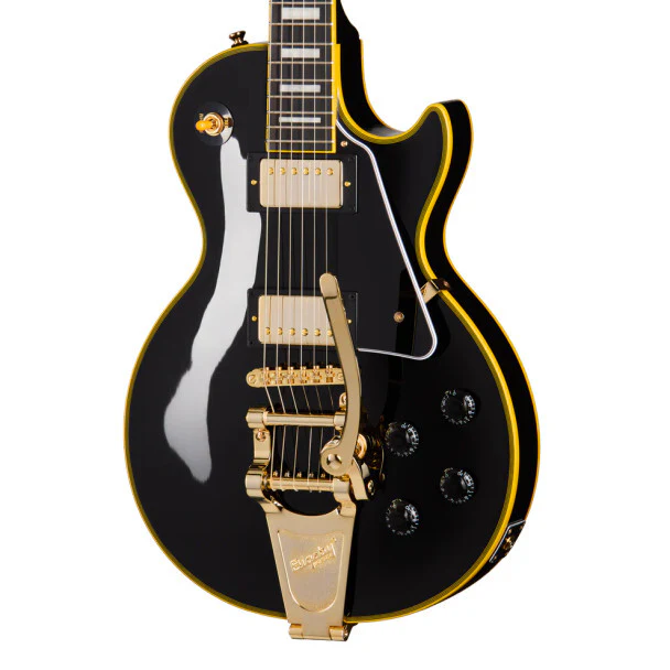 Epiphone Joe Bonamassa '59 Les Paul Custom Electric Guitar in Antique Ebony - Image 10