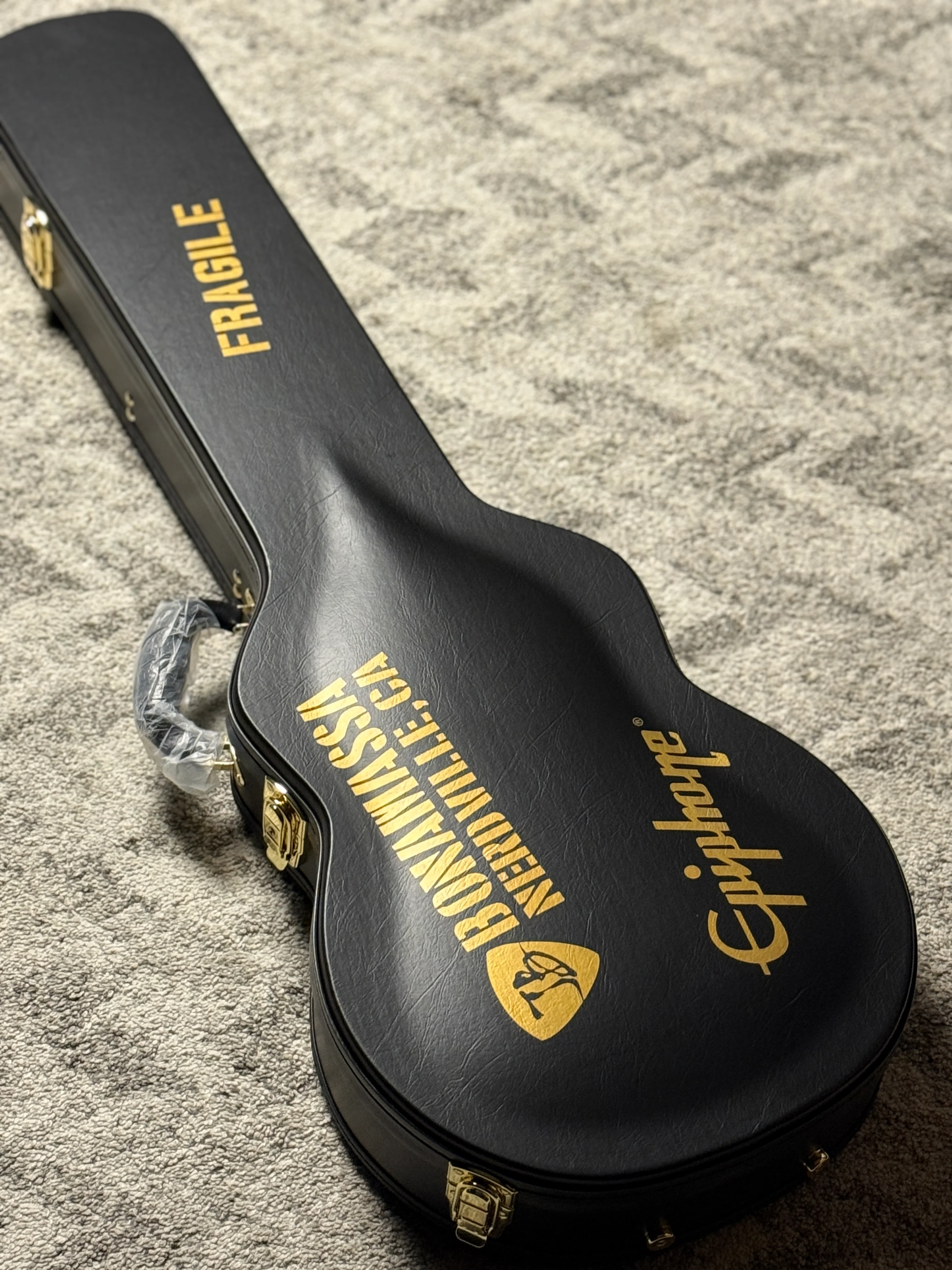 Epiphone Joe Bonamassa '59 Les Paul Custom Electric Guitar in Antique Ebony - Image 9