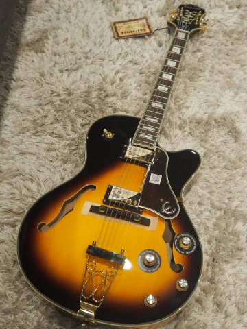 Epiphone Joe Pass Emperor-II PRO - Vintage Sunburst - Image 4