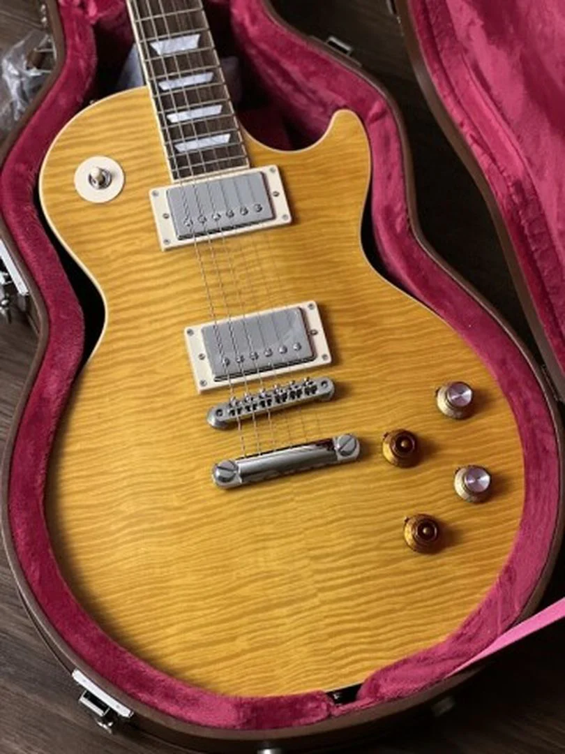 Epiphone Kirk Hammett "Greeny" 1959 Les Paul Standard in Greeny Burst Incl. HardCase - Image 3