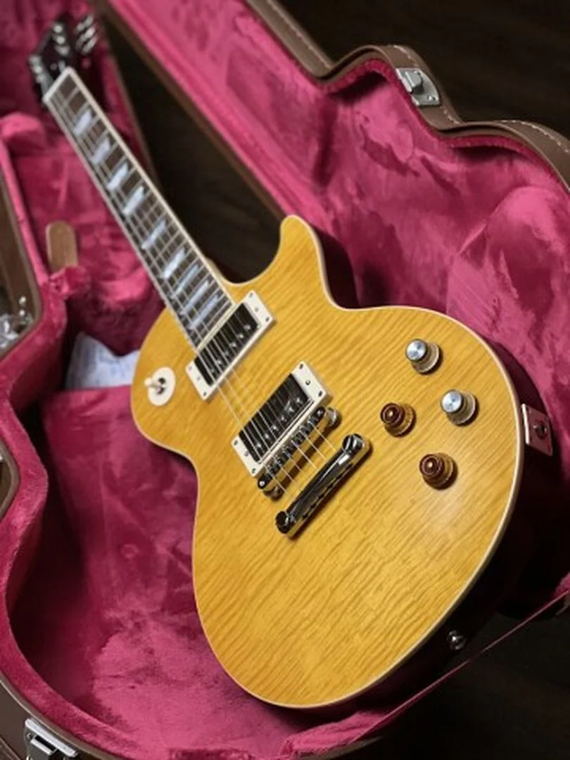Epiphone Kirk Hammett "Greeny" 1959 Les Paul Standard in Greeny Burst Incl. HardCase - Image 4