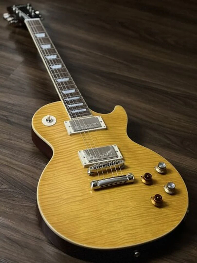 Epiphone Kirk Hammett "Greeny" 1959 Les Paul Standard in Greeny Burst Incl. HardCase - Image 6