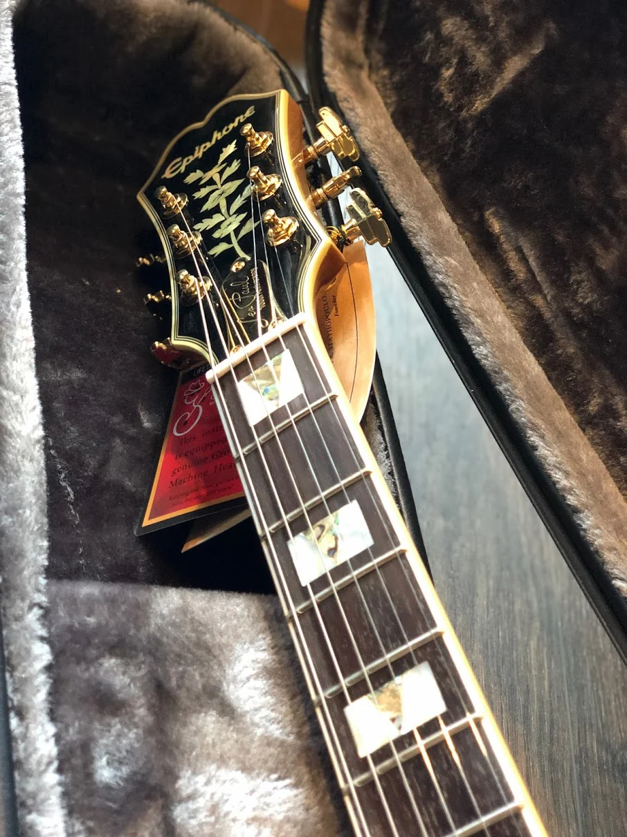 Epiphone Les Paul Custom 100th Anniversary Outfit - Antique Natural - Image 5