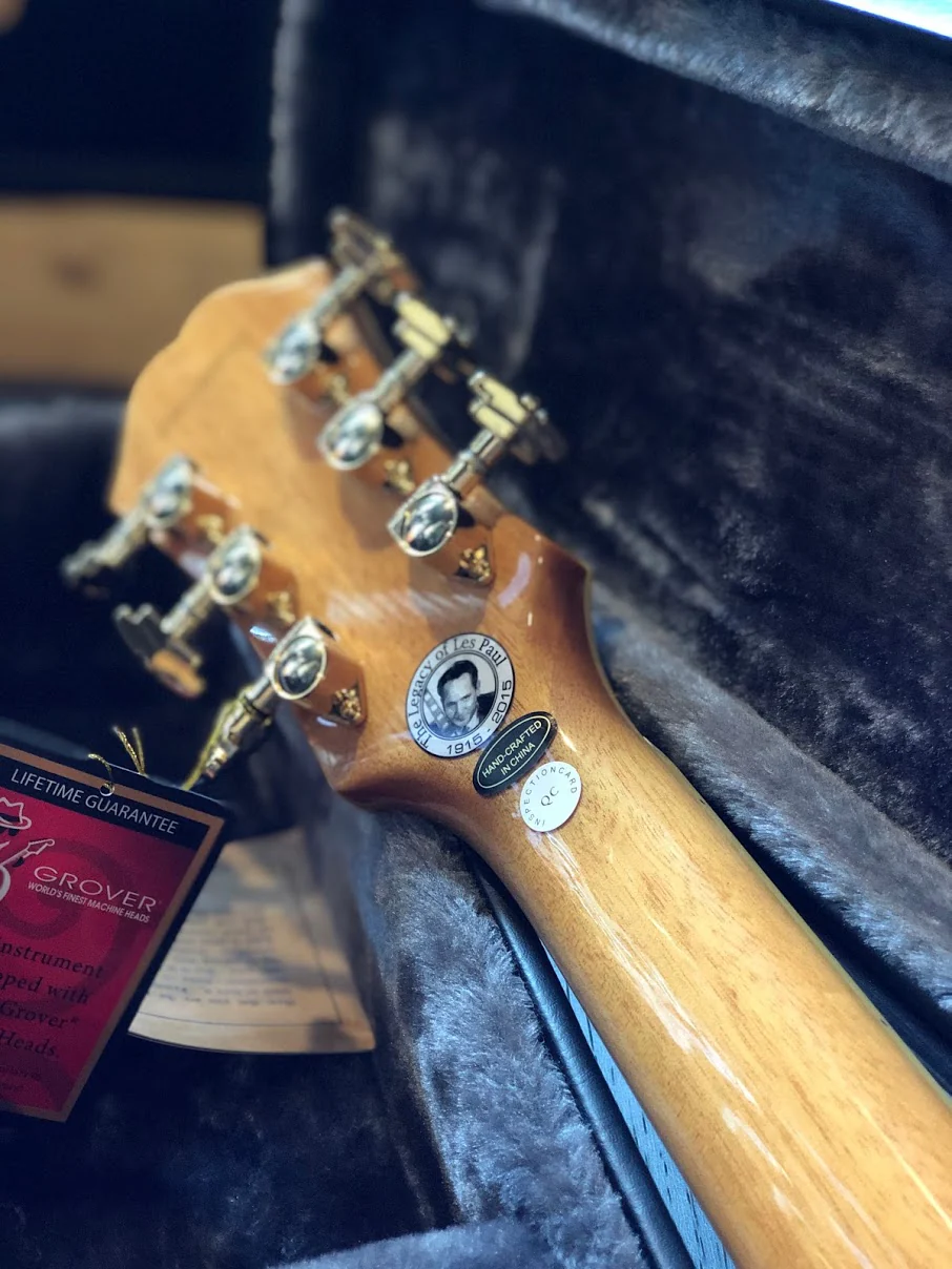 Epiphone Les Paul Custom 100th Anniversary Outfit - Antique Natural - Image 6