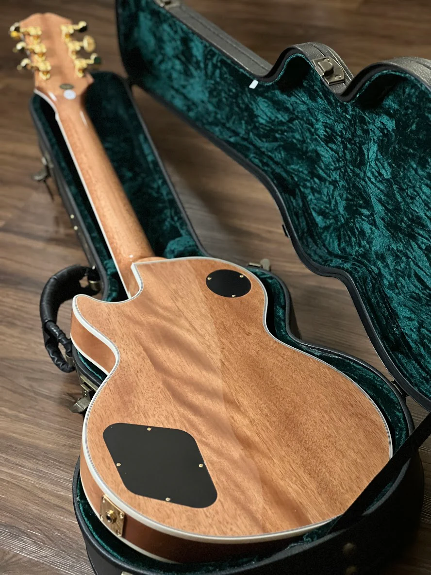 Epiphone Les Paul Custom Koa in Natural - Image 5