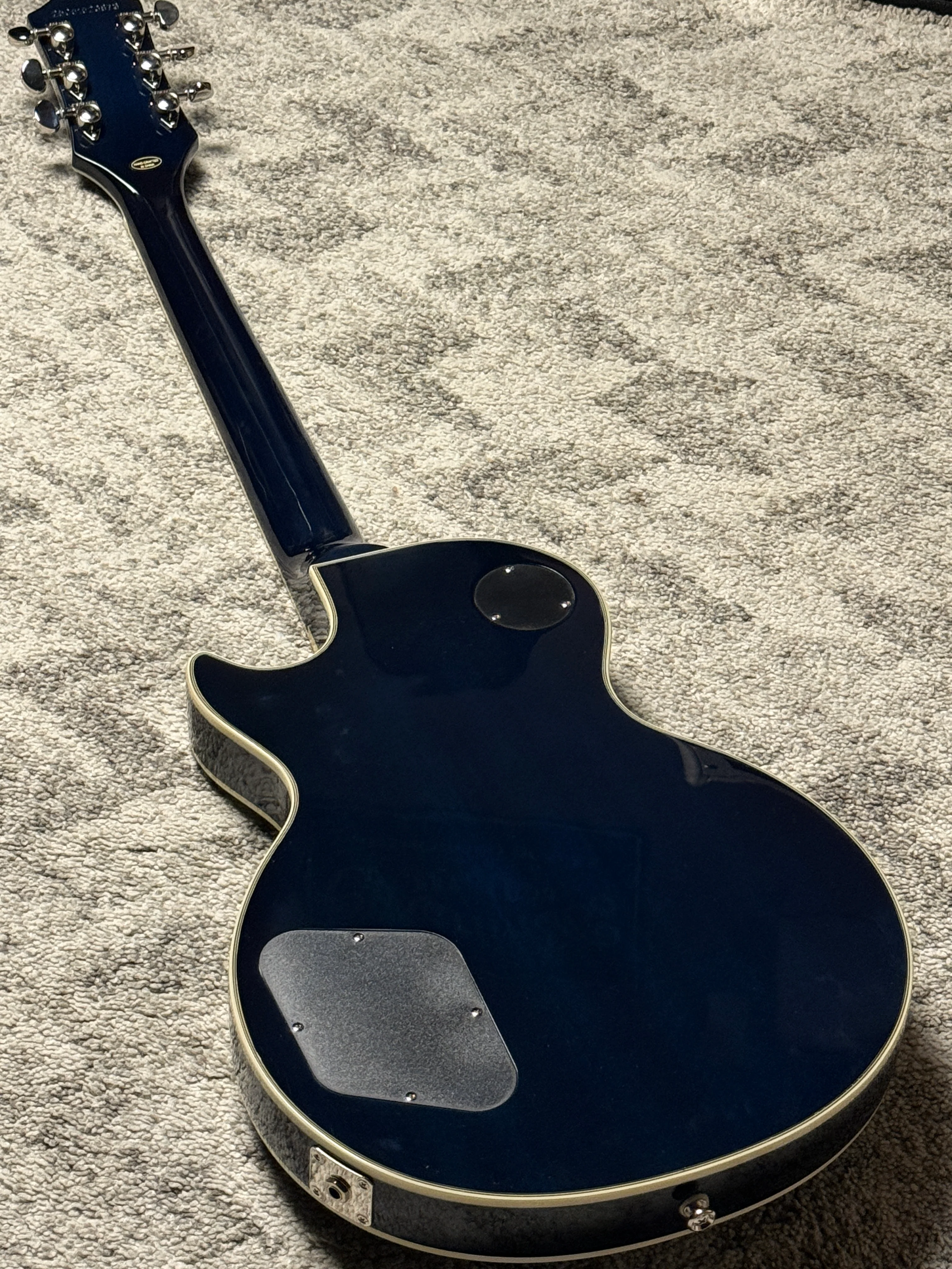 Epiphone Les Paul Custom Quilt in Viper Blue w/Premium GigBag 25051523873 - Image 5