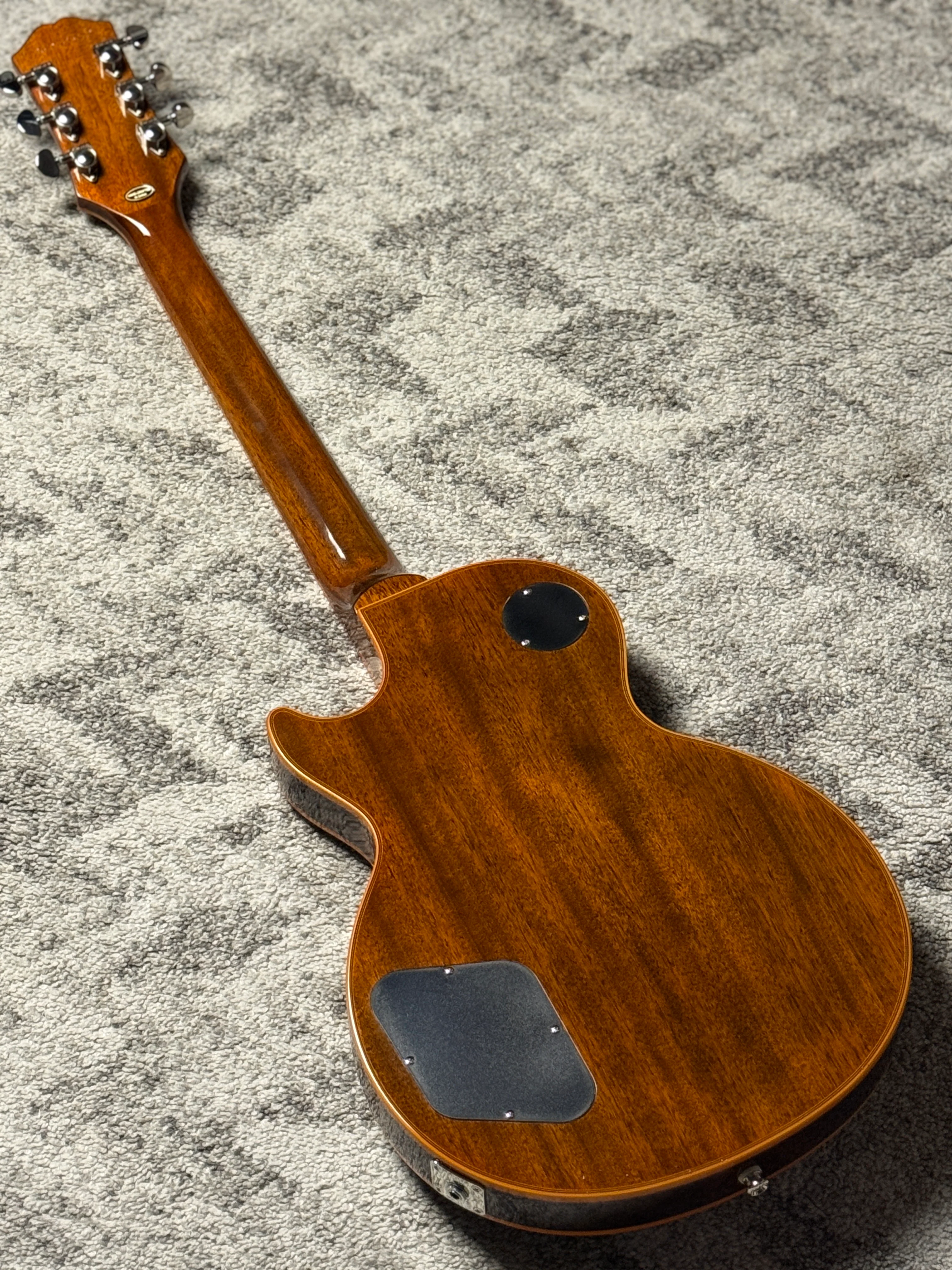 Epiphone Les Paul Custom Widow in Orange Burst - Image 5