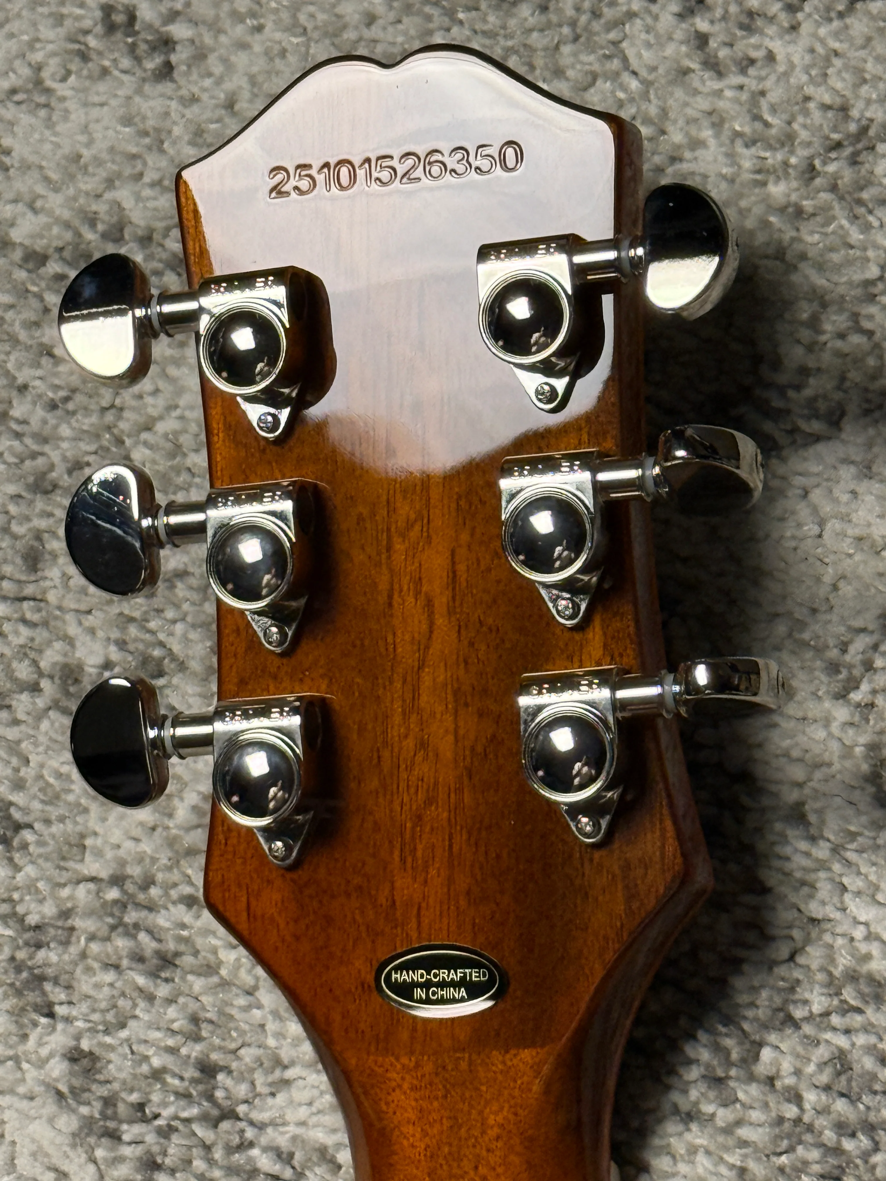 Epiphone Les Paul Custom Widow in Orange Burst - Image 7