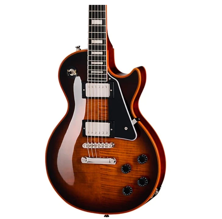 Epiphone Les Paul Custom Widow in Orange Burst - Image 9