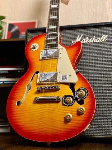 Epiphone Les Paul ES PRO in Faded Cherry Sunburst - Image 5