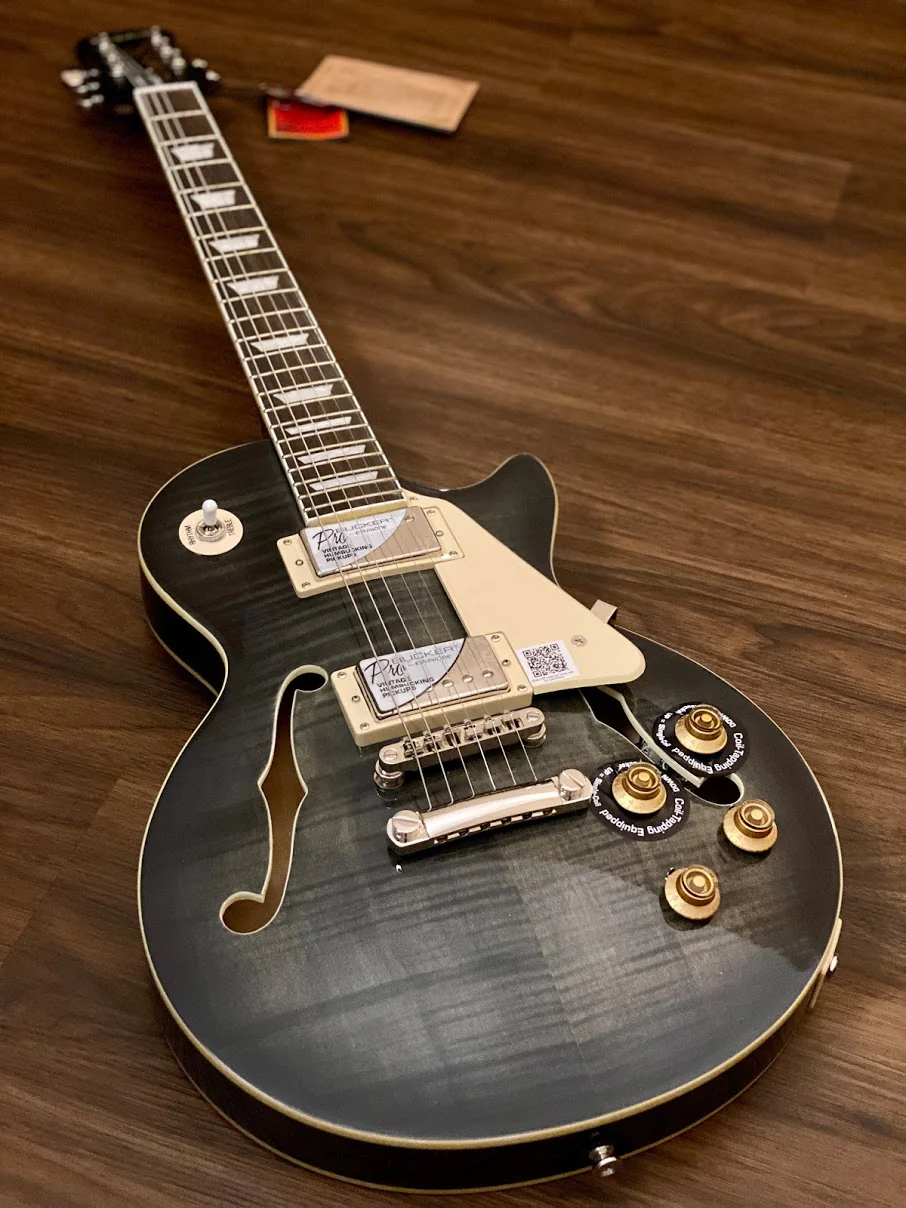 Epiphone Les Paul ES PRO in Trans Black