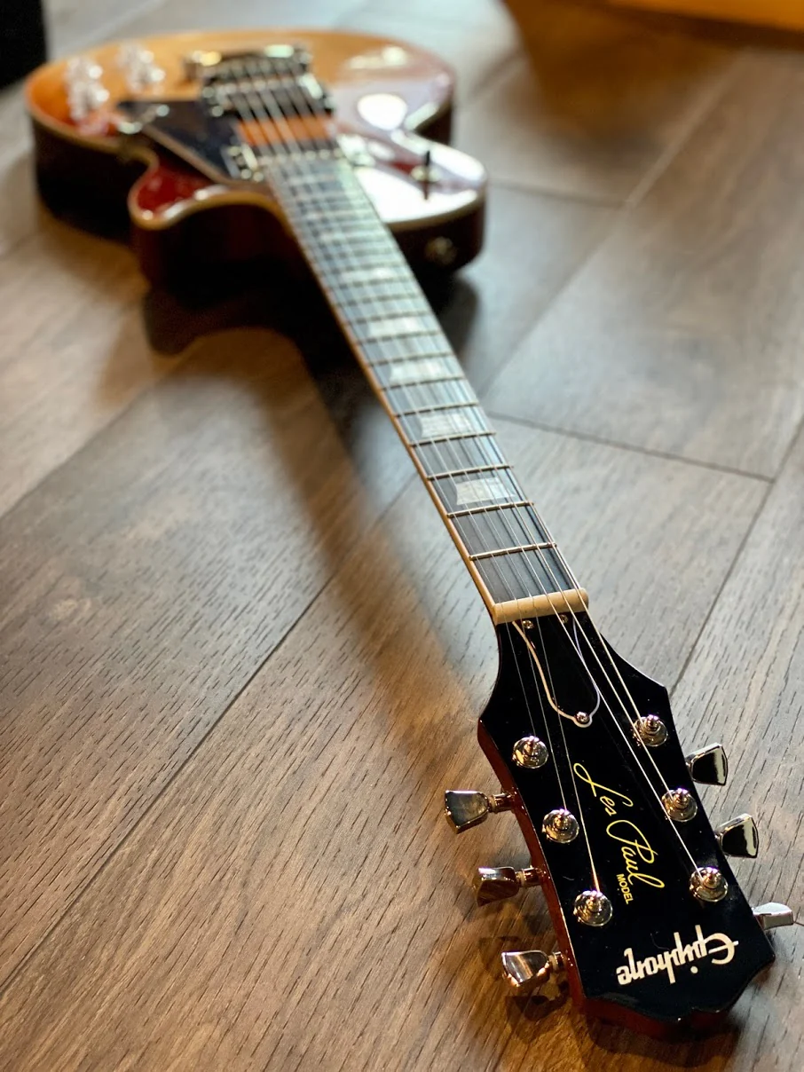 Epiphone Les Paul Modern Figured Electric Guitar Caffe Latte Fade - Image 5