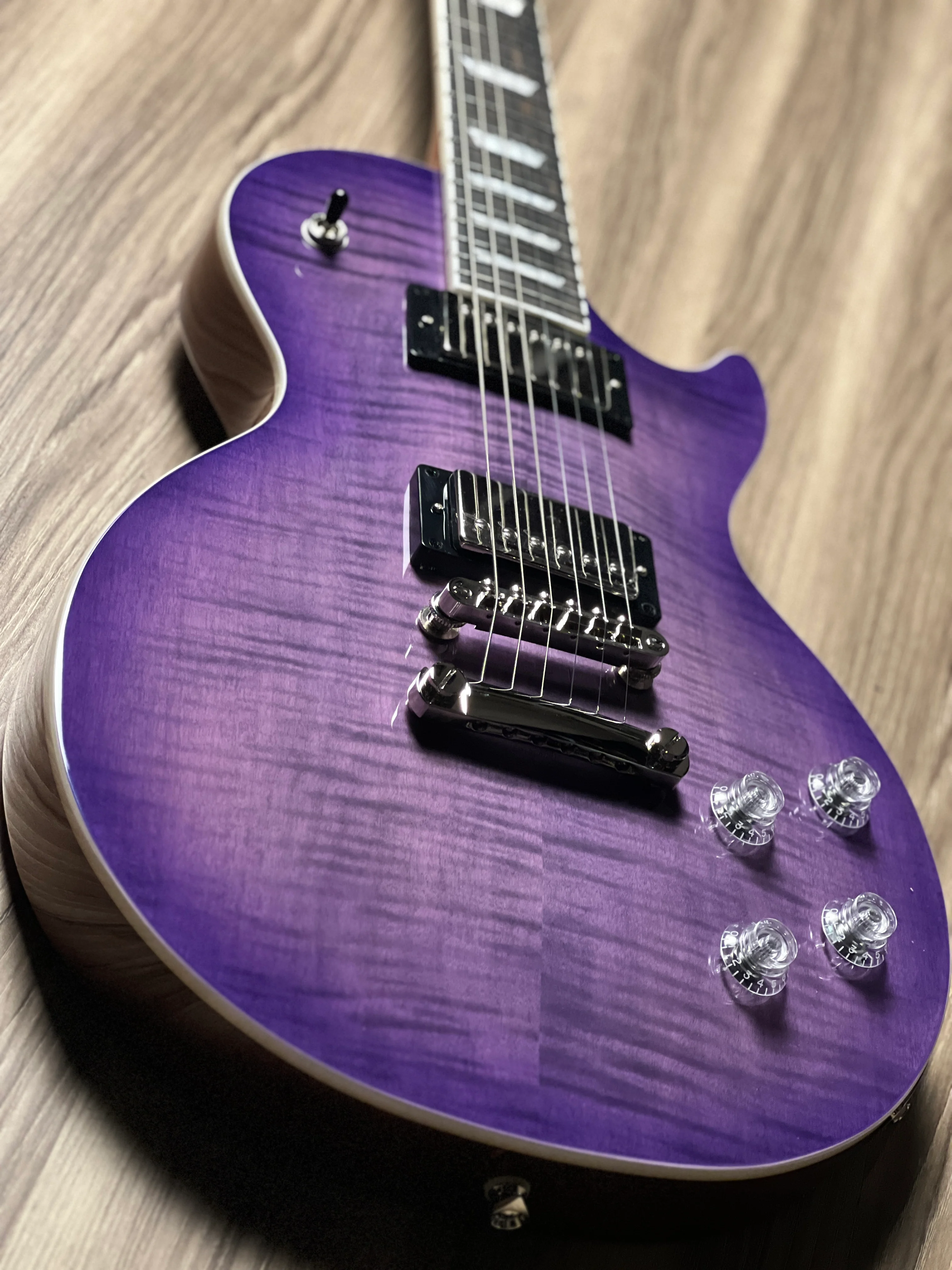 Epiphone Les Paul Modern Figured in Purple Burst - Image 4