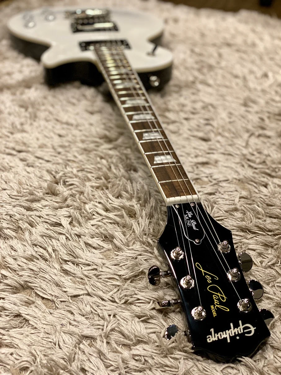Epiphone Les Paul Muse in Pearl White Metallic - Image 2