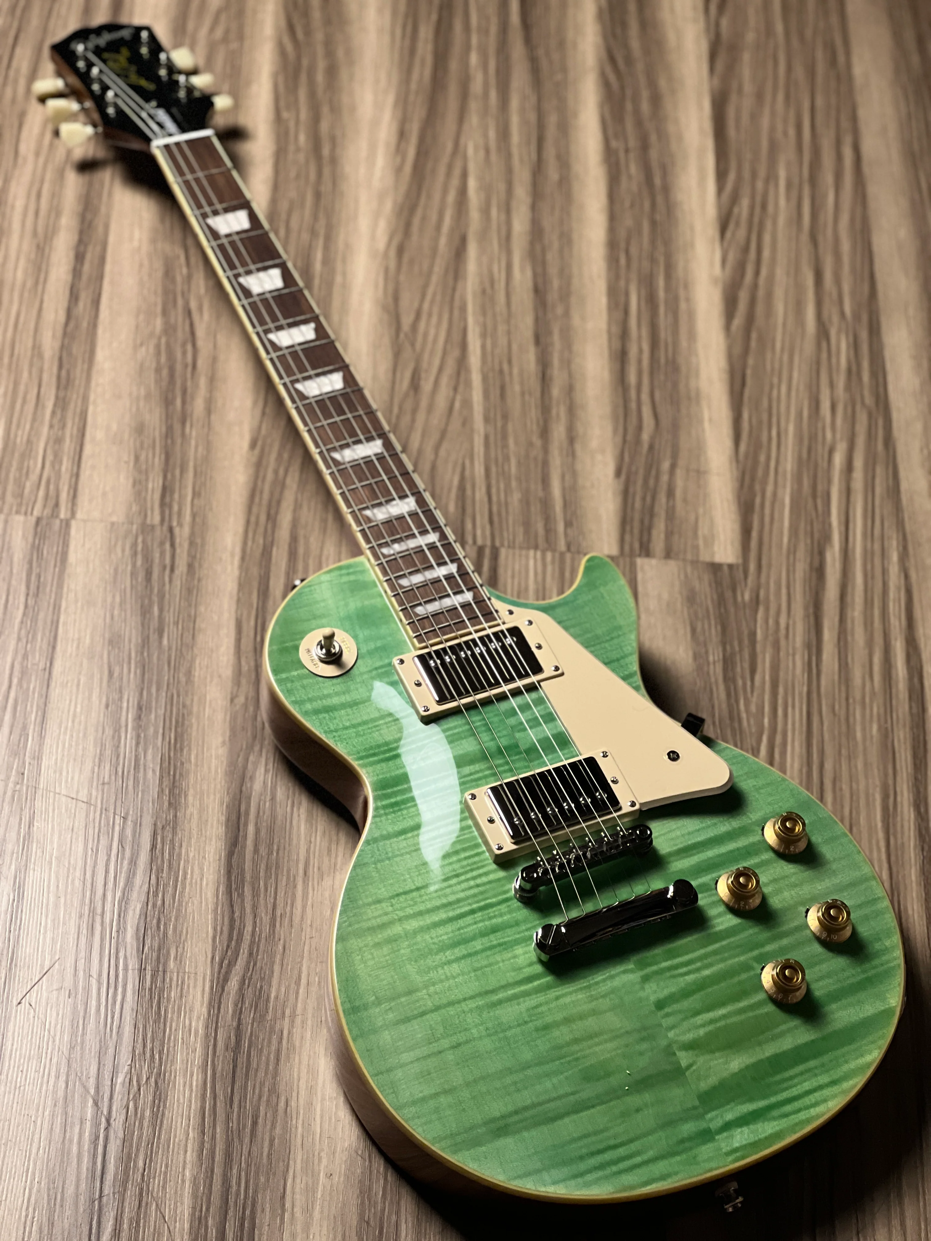 Epiphone Les Paul Standard 50s Figured in Seafoam Green - Image 2
