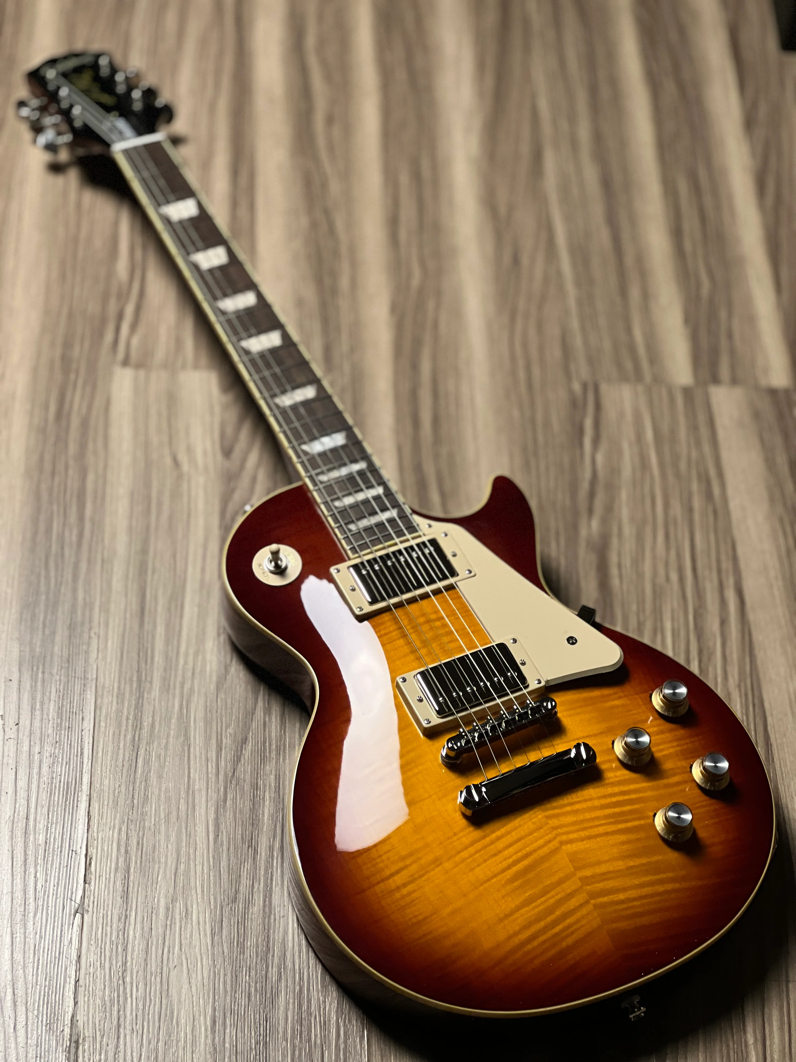 Epiphone Les Paul Standard '60s Figured in Iced Tea Burst - Image 2
