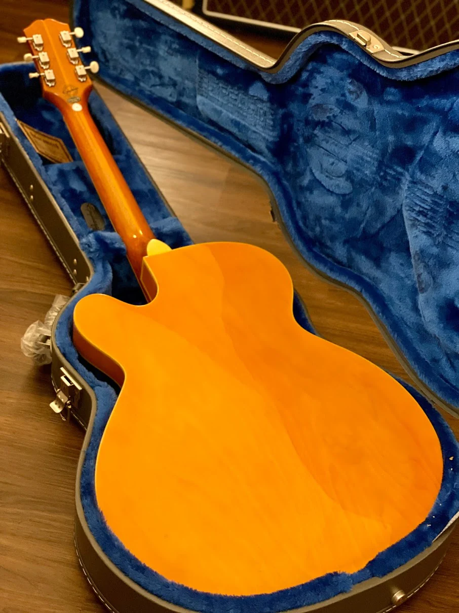 Epiphone Ltd. Edition John Lee Hooker 100th Anniversary Zephyr Outfit In Antique Natural - Image 5