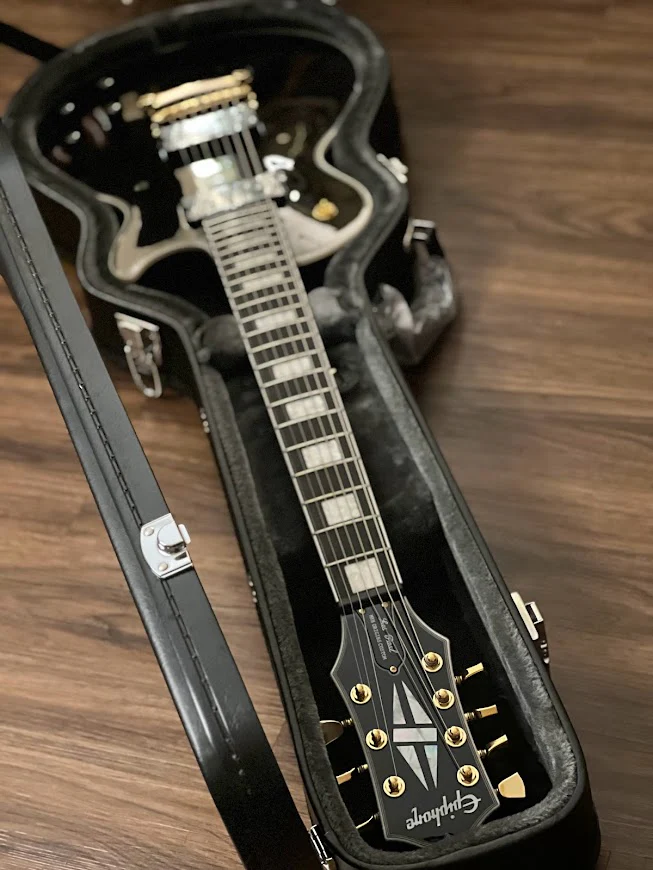 Epiphone Matt Heafy Les Paul Custom Origins 7-String in Ebony (Incl. Hard Case) - Image 4