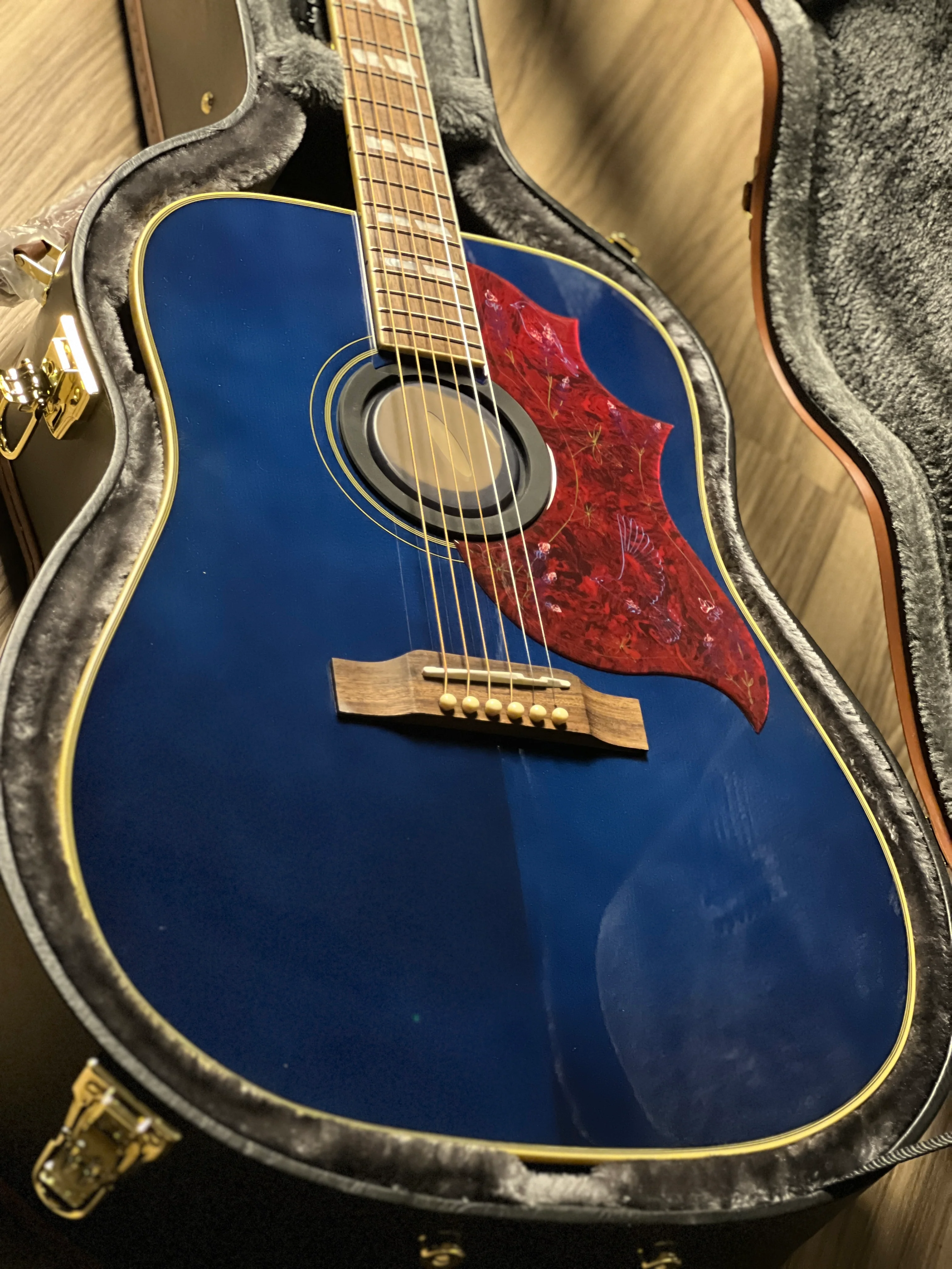 Epiphone Miranda Lambert Bluebird Acoustic electric in Blue Bonnet - Image 4