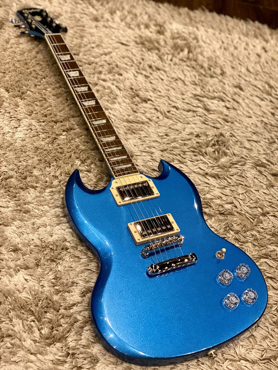 Epiphone SG Muse in Radio Blue Metallic - Image 2