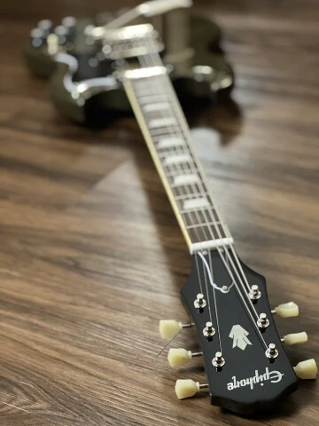 Epiphone SG Standard 1961 Maestro Vibrola Olive Drab Green - Image 5