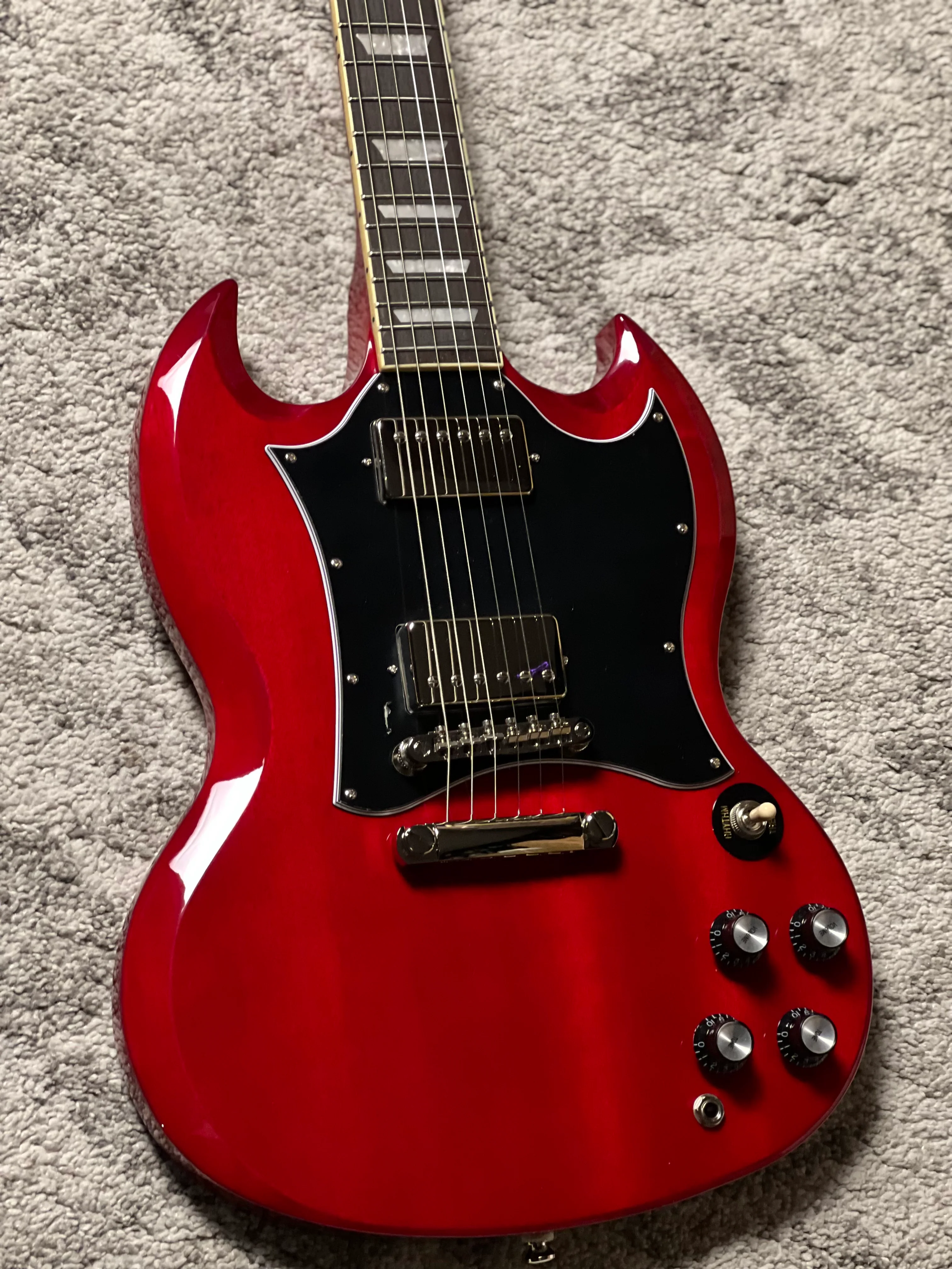 Epiphone SG Standard - Cherry (2026 Version) with Rosewood FB - Image 3