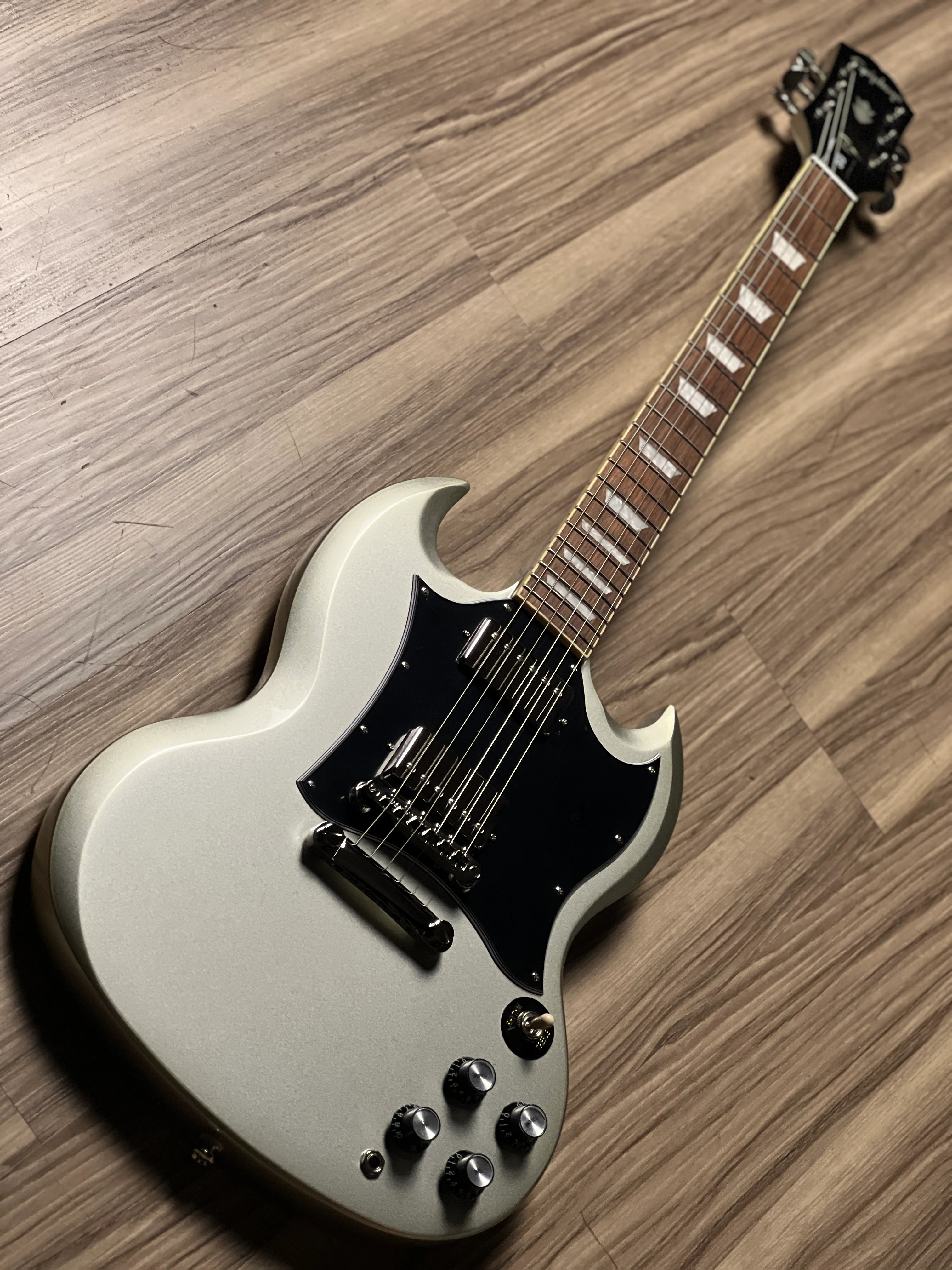 Epiphone SG Standard in Silver Mist - Image 3