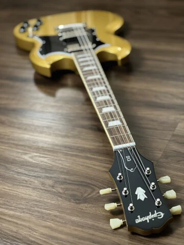 Epiphone SG Traditional Pro Metallic Gold - Image 5
