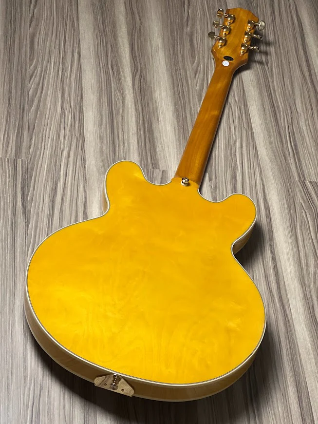 Epiphone Sheraton (Frequensator) in Natural with Bag - Image 3