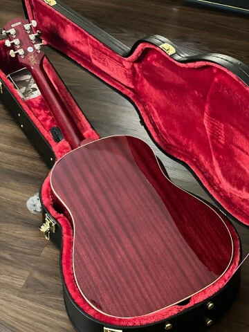 Epiphone Slash J-45 Acoustic Electric in Vermillion Burst - Image 4