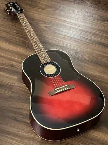 Epiphone Slash J-45 Acoustic Electric in Vermillion Burst - Image 5