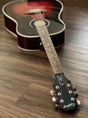 Epiphone Slash J-45 Acoustic Electric in Vermillion Burst - Image 6