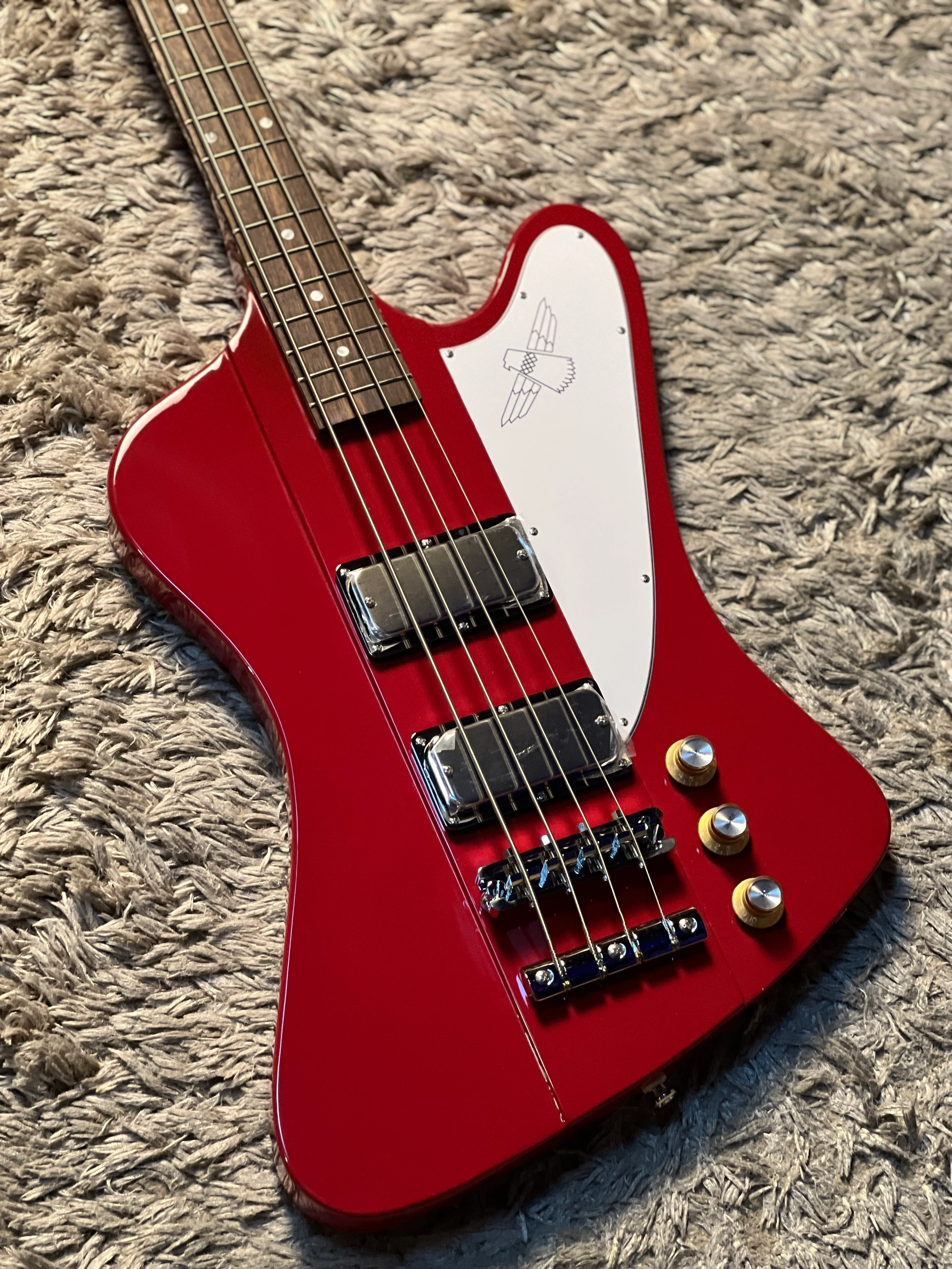 Epiphone Thunderbird '64 In Ember Red w/GigBag - Image 3