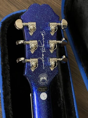 Epiphone Tommy Thayer Electric Blue Les Paul (Incl. Hard Case) - Image 5