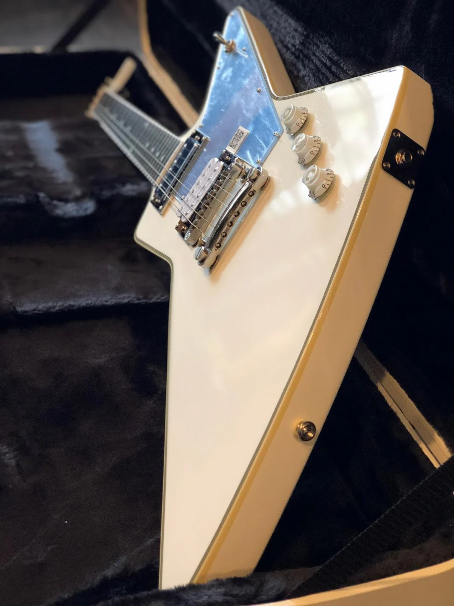 Epiphone Tommy Thayer (White Lightning) Explorer - Metallic White - Image 5