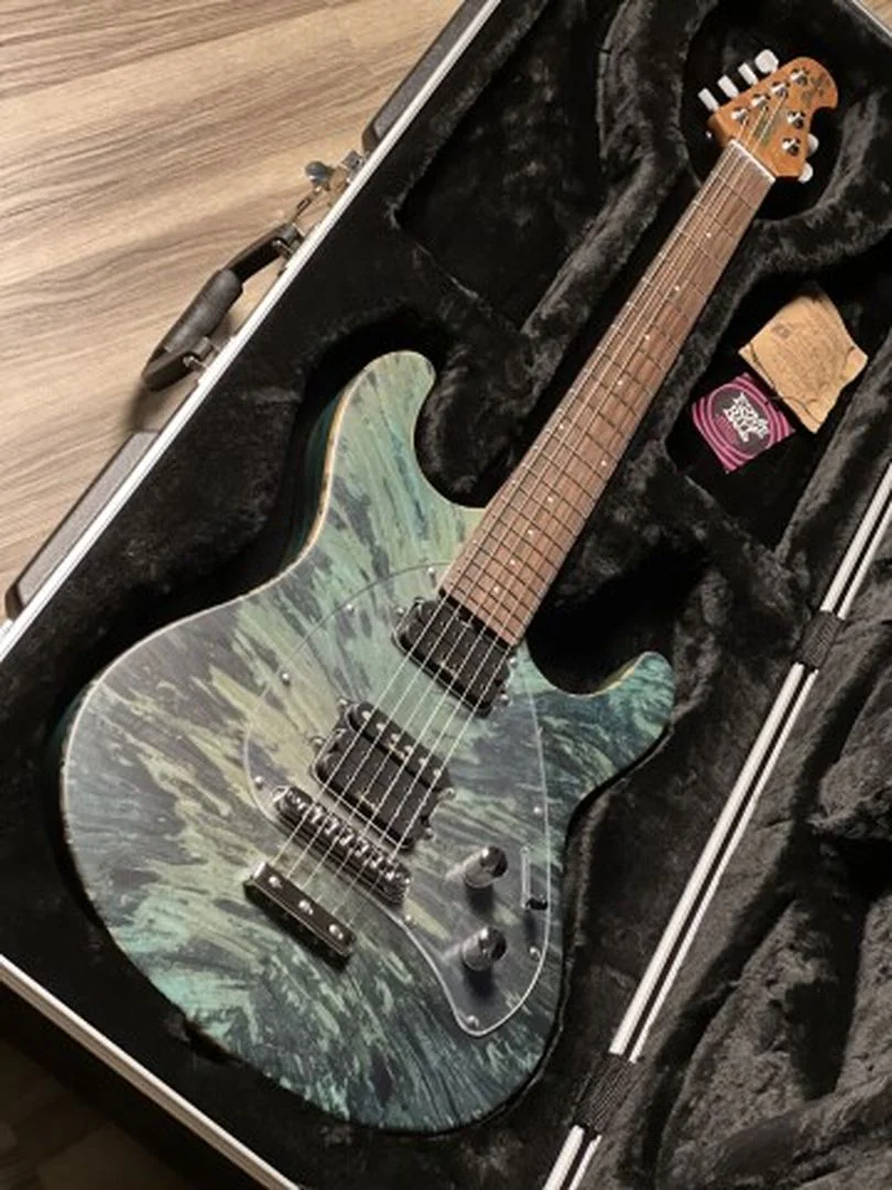 Ernie Ball Musicman BFR Steve Morse Y2D Jade Burl - Image 3
