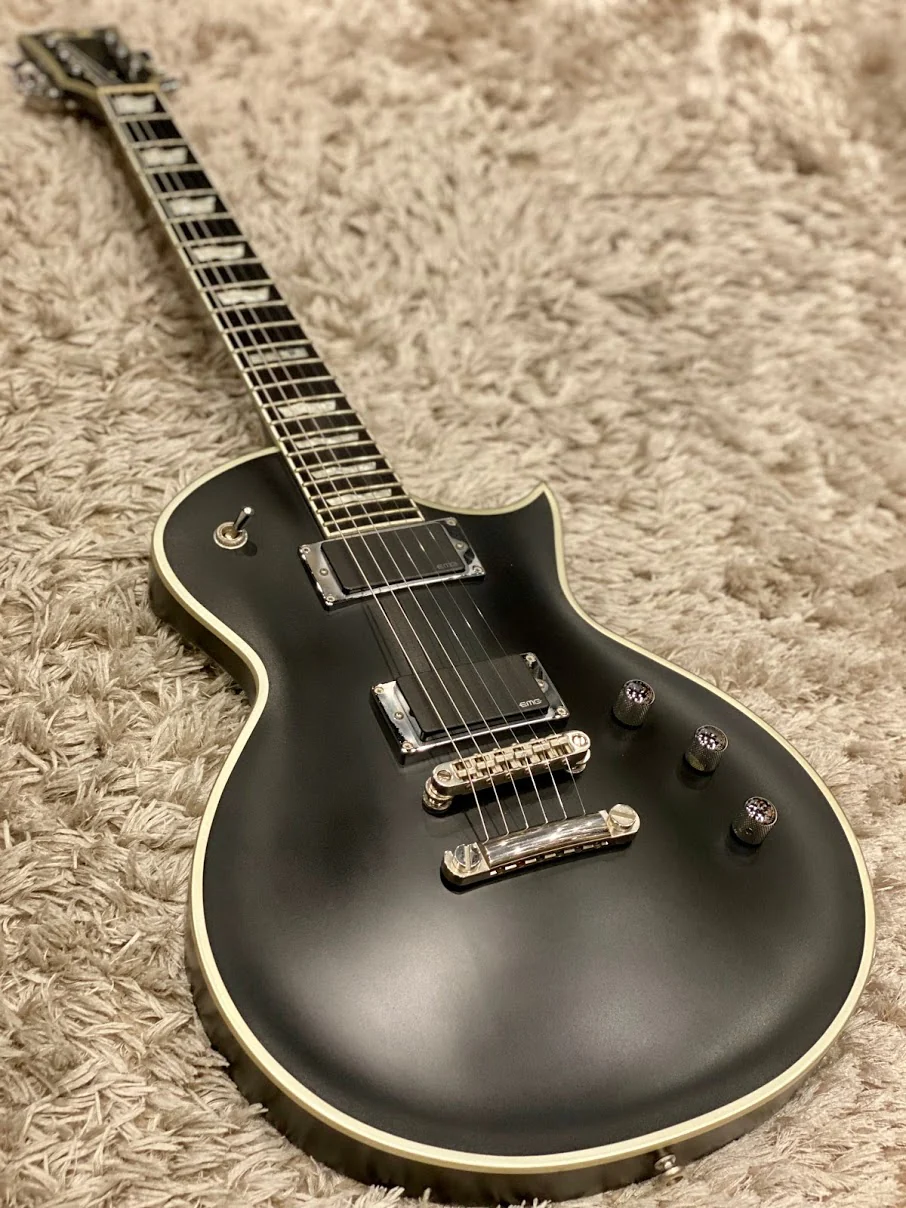 ESP E-II Eclipse in Black Satin