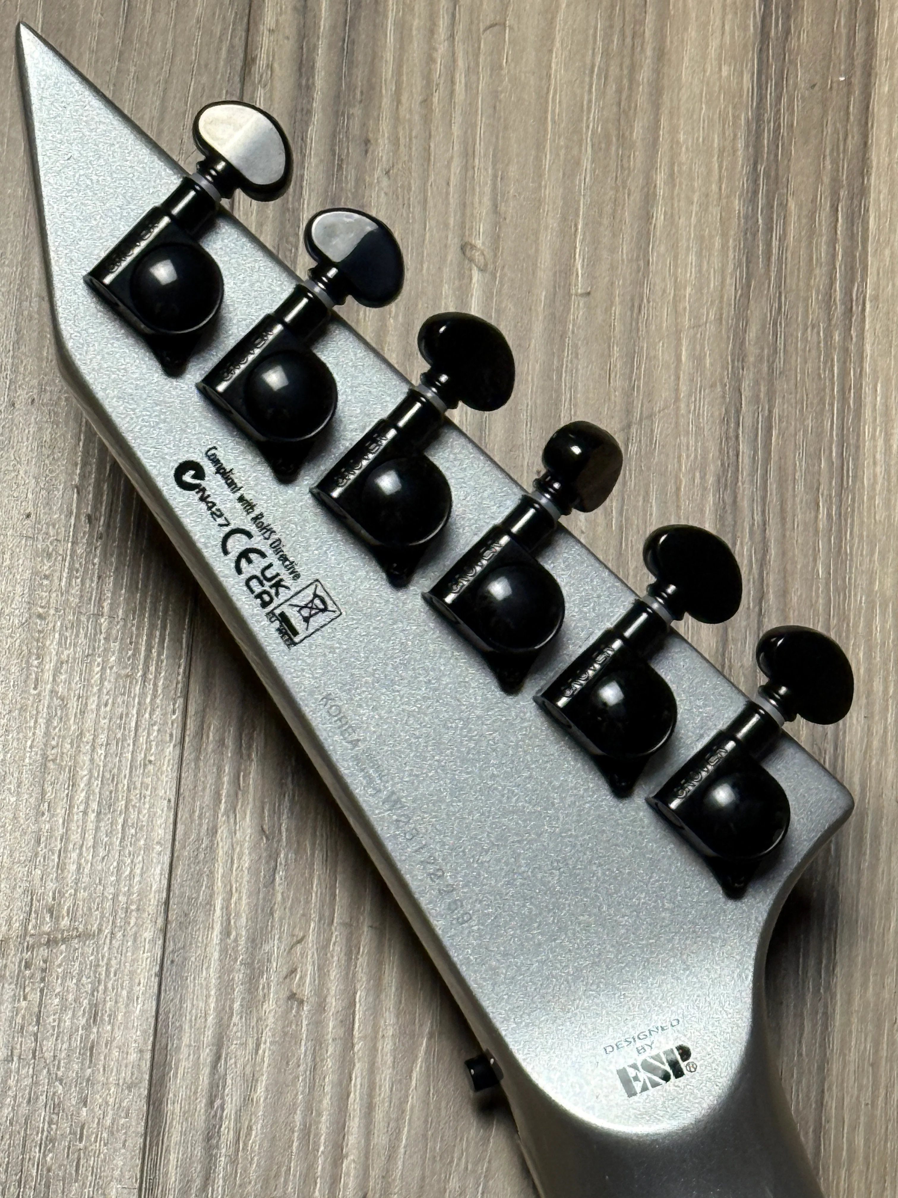 ESP LTD H3-1000FR LTD Deluxe In Metallic Silver - Image 7